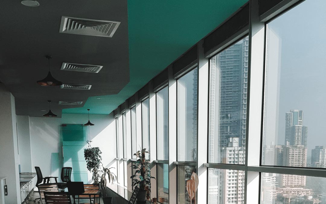 Office with AC Ventilation